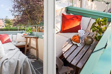 Balkong eller utsiktsbild