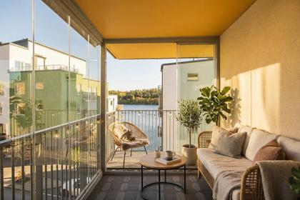 Balkong eller utsiktsbild