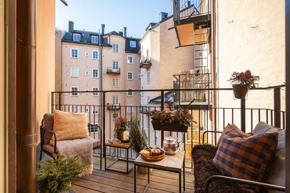 Balkong eller utsiktsbild