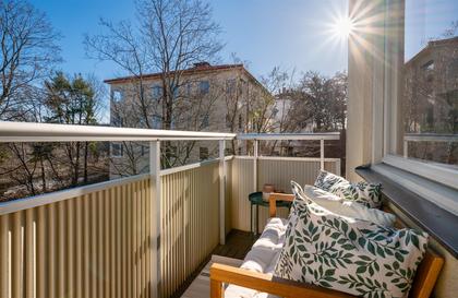 Balkong eller utsiktsbild