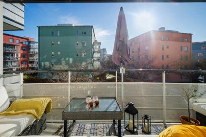 Balkong eller utsiktsbild