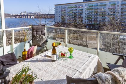 Balkong eller utsiktsbild