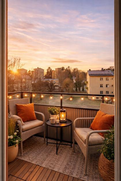 Balkong eller utsiktsbild