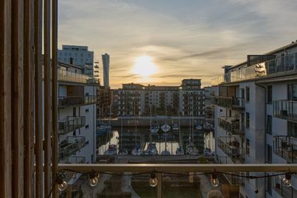 Balkong eller utsiktsbild