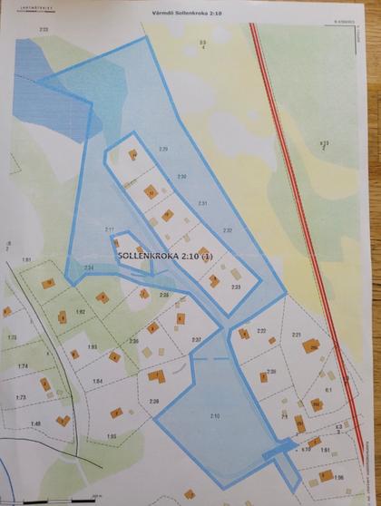 Illustrerad karta över fastigheten eller området