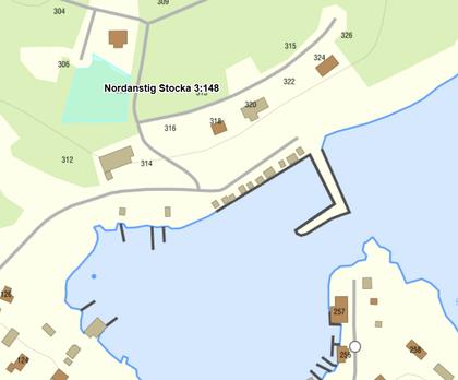 Illustrerad karta över fastigheten eller området