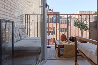 Balkong eller utsiktsbild