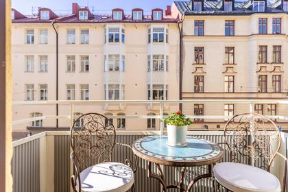 Balkong eller utsiktsbild