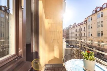 Balkong eller utsiktsbild