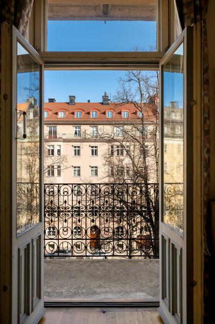 Balkong eller utsiktsbild