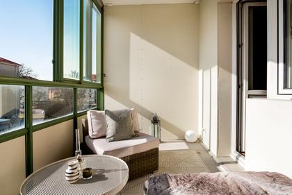 Balkong eller utsiktsbild