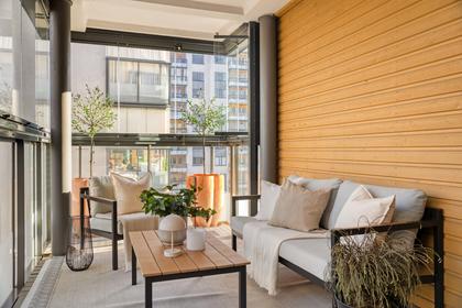 Balkong eller utsiktsbild