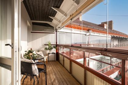 Balkong eller utsiktsbild