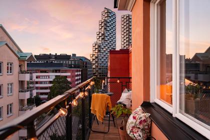 Balkong eller utsiktsbild