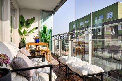 Balkong eller utsiktsbild