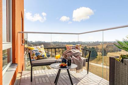 Balkong eller utsiktsbild