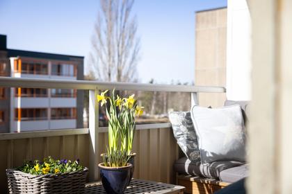 Balkong eller utsiktsbild