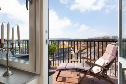 Balkong eller utsiktsbild