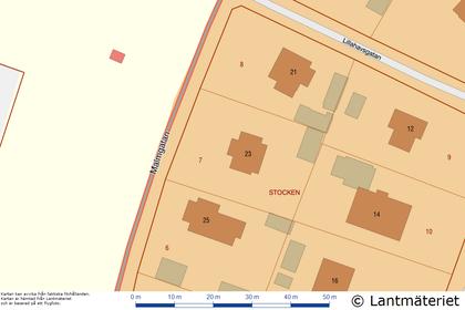 Illustrerad karta över fastigheten eller området