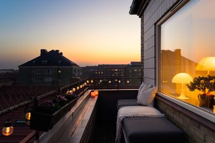 Balkong eller utsiktsbild