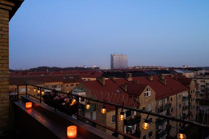 Balkong eller utsiktsbild