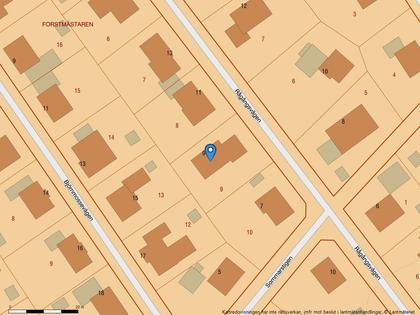 Illustrerad karta över fastigheten eller området