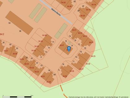 Illustrerad karta över fastigheten eller området