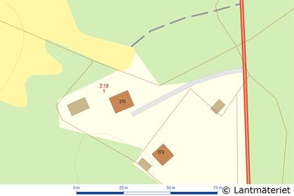 Illustrerad karta över fastigheten eller området