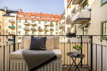 Balkong eller utsiktsbild