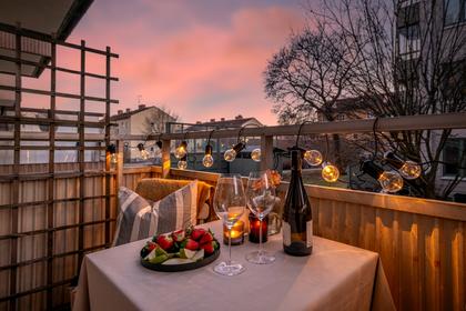 Balkong eller utsiktsbild