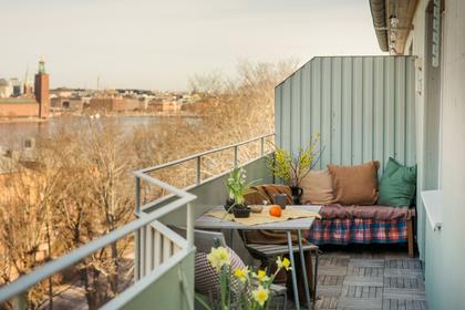 Balkong eller utsiktsbild