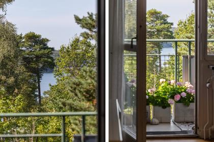 Balkong eller utsiktsbild