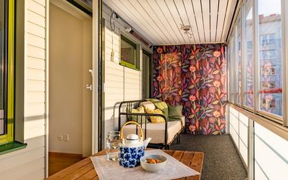 Balkong eller utsiktsbild