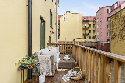 Balkong eller utsiktsbild