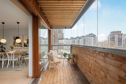 Balkong eller utsiktsbild