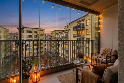 Balkong eller utsiktsbild