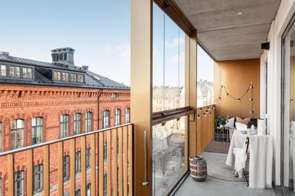 Balkong eller utsiktsbild