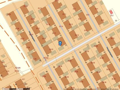 Illustrerad karta över fastigheten eller området