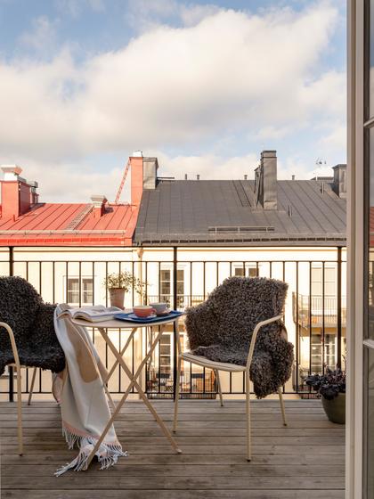 Balkong eller utsiktsbild