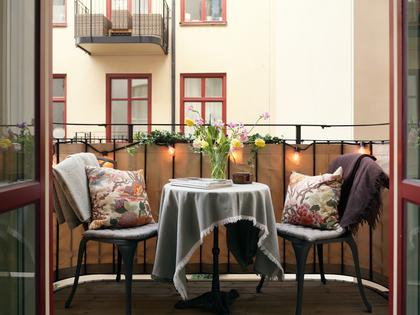 Balkong eller utsiktsbild