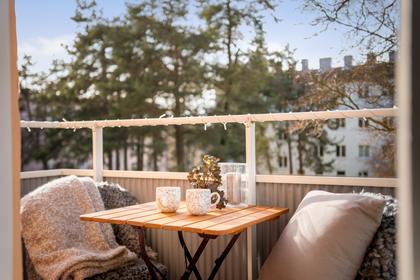 Balkong eller utsiktsbild