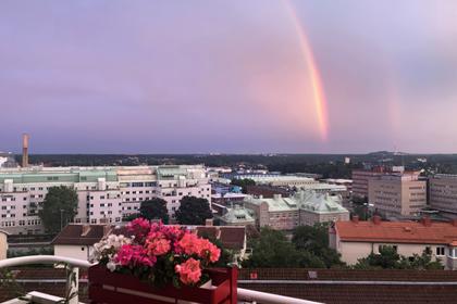 Balkong eller utsiktsbild