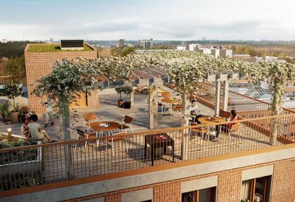 Balkong eller utsiktsbild