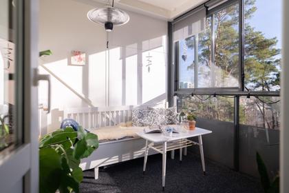 Balkong eller utsiktsbild