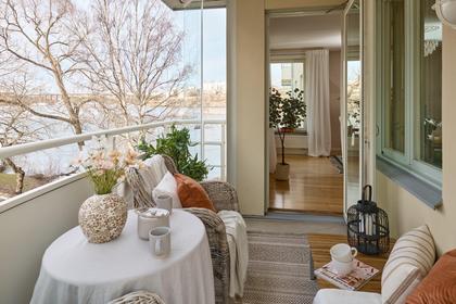 Balkong eller utsiktsbild