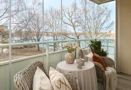 Balkong eller utsiktsbild