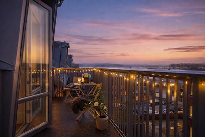 Balkong eller utsiktsbild