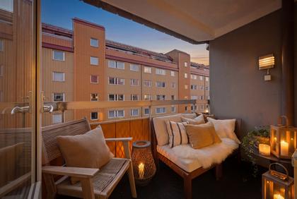 Balkong eller utsiktsbild