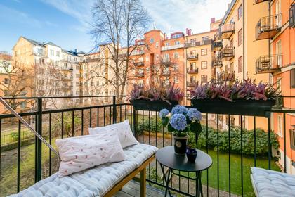 Balkong eller utsiktsbild