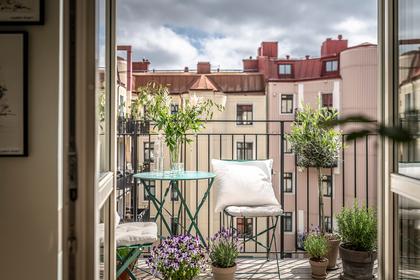 Balkong eller utsiktsbild